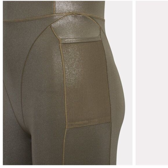 IVY Park Beyoncé x Adidas V-Neck Metallic Catsuit Sz S - Picture 9 of 9